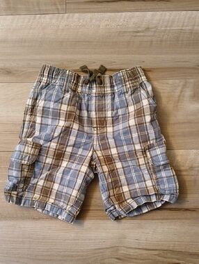 Gymboree Size 3 Plaid Pull-On Shorts Preppy FLAW size 3 (K)